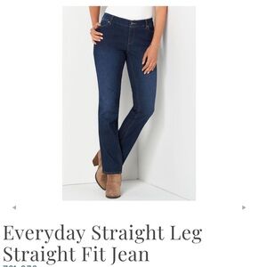 CHRISTOPHER BLUE Dark Wash Denim size 6